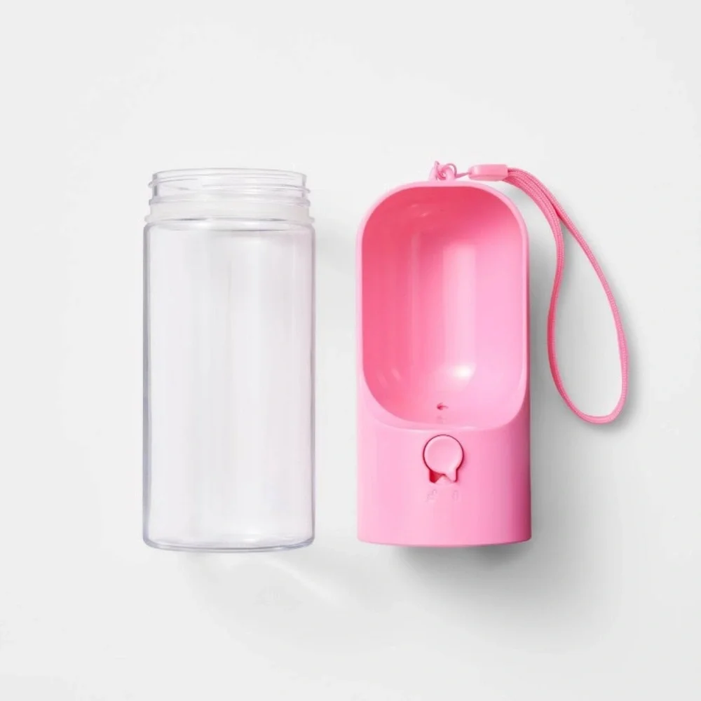 Dog Water Bottle - Pink - Sun Squad